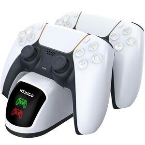 PlayStation 5 dual controller charger with LED light